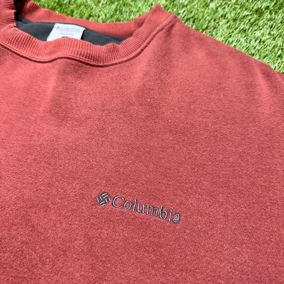 Columbia Sportswear Men’s Crewneck Sweatshirt Size Large Faded Brick Red - Picture 2 of 6